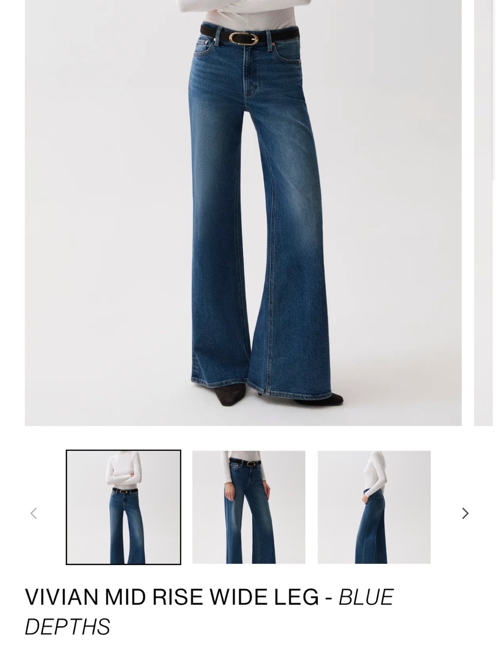 Pistola Vivian Wide Leg Jean